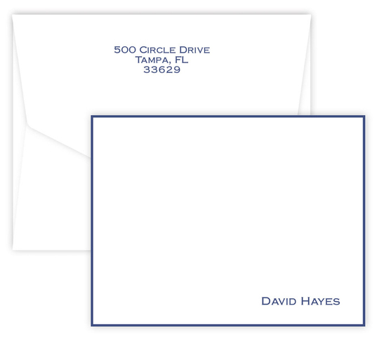 Triple Thick Champion Border Flat Note Cards